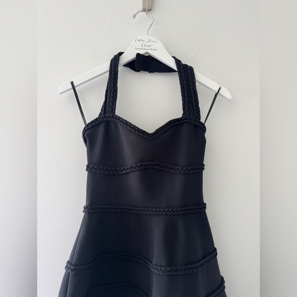 ELLIATT Katlyn Halter Black Cocktail Mini Dress S - Picture 6 of 8